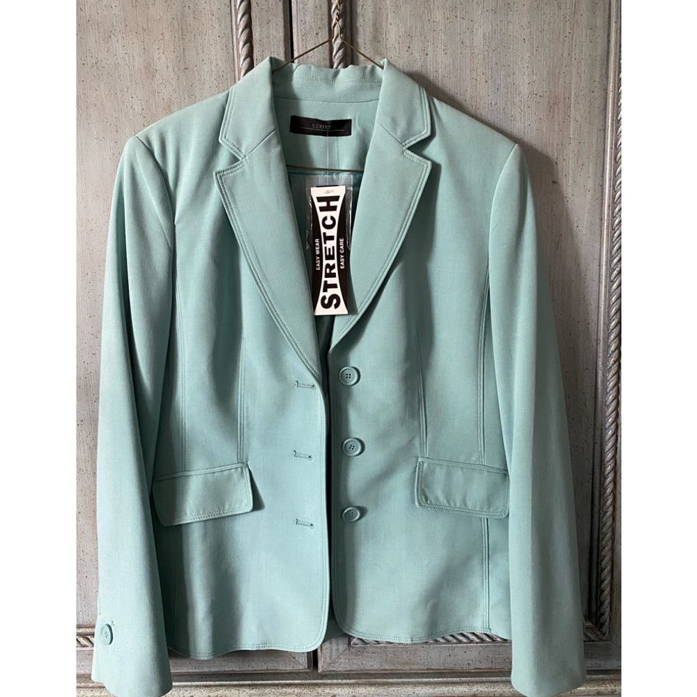 Mint green jacket